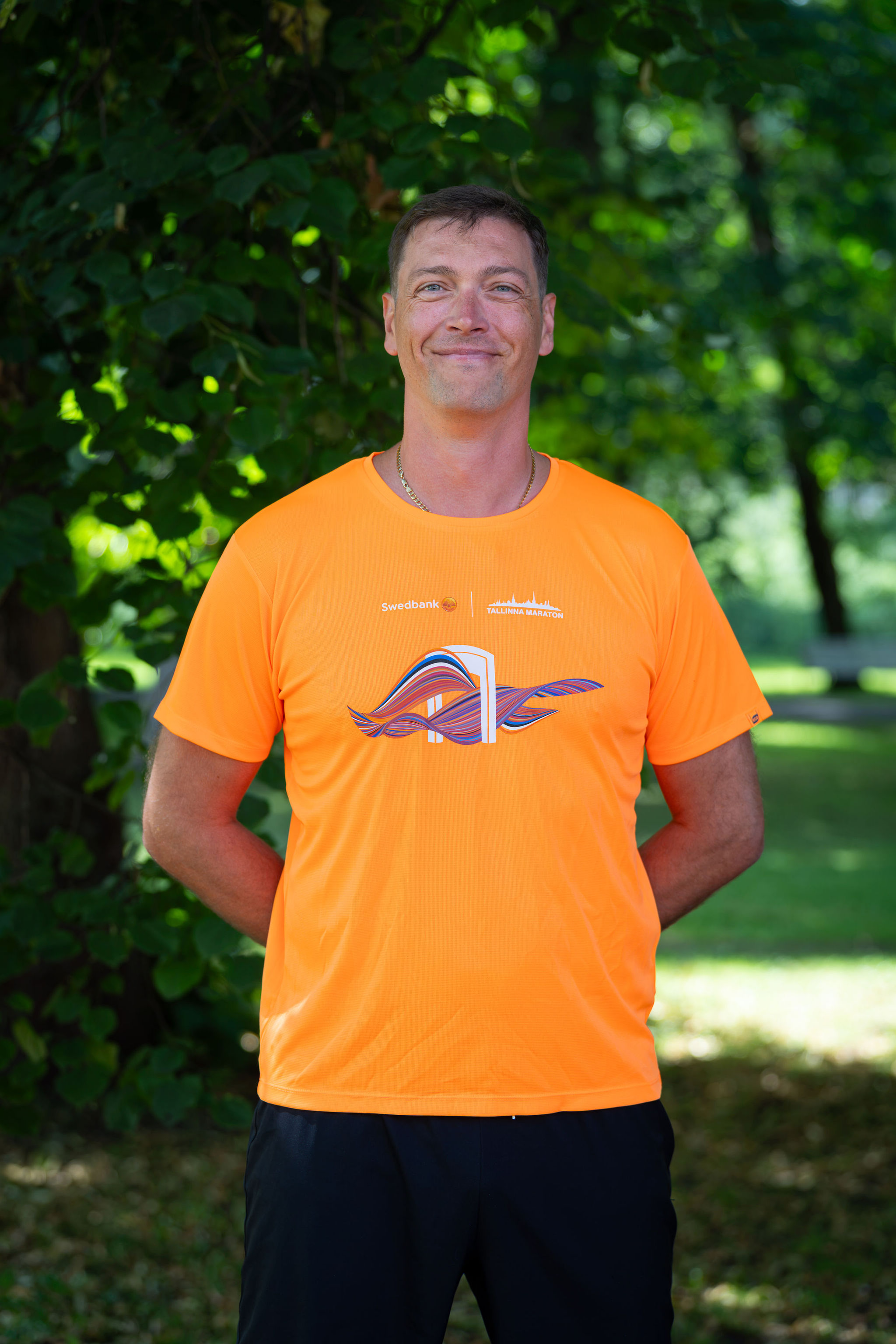 Men's Tallinn Marathon 2026 T-shirt, back view