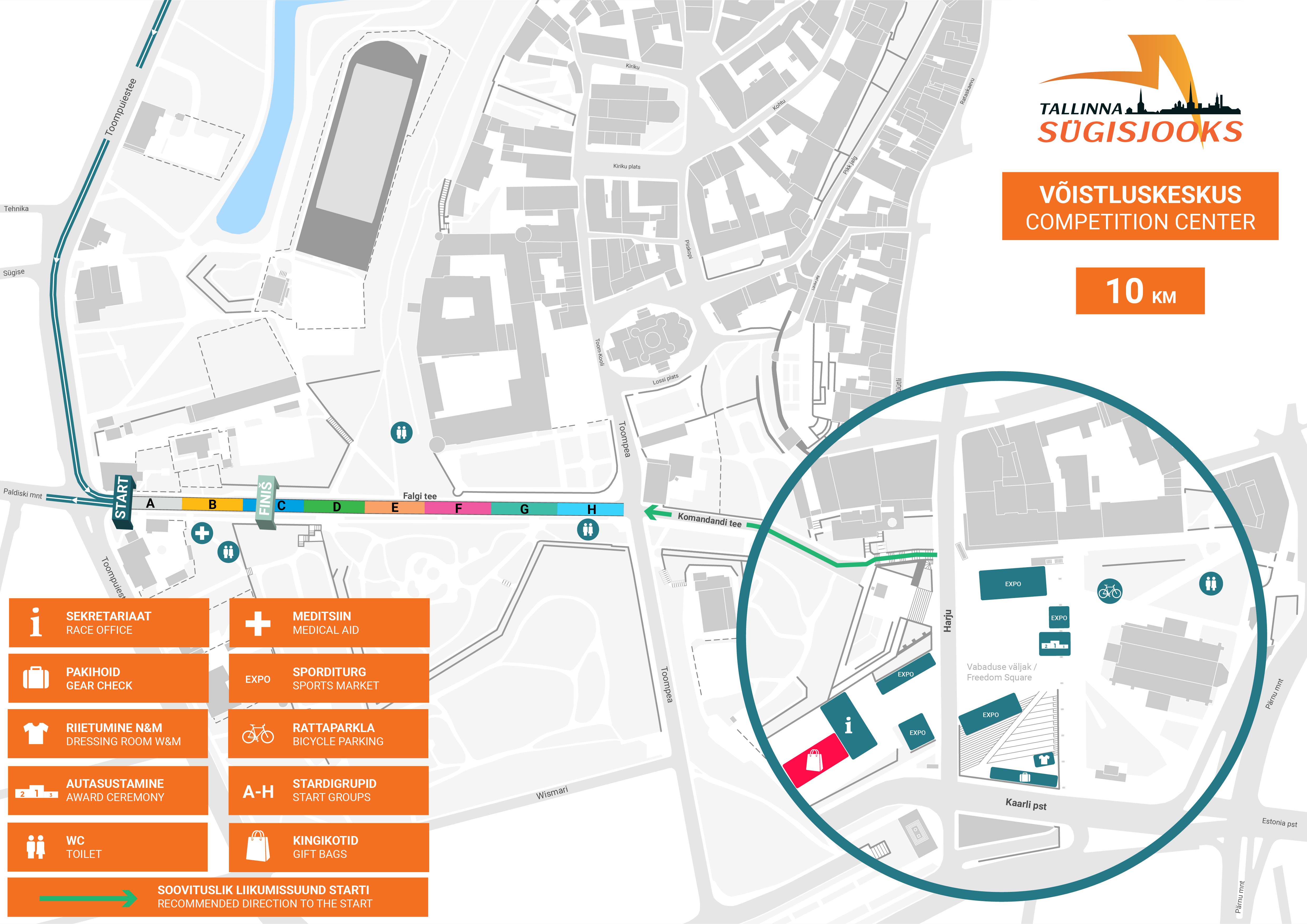 Tallinn Autumn Run competition centre