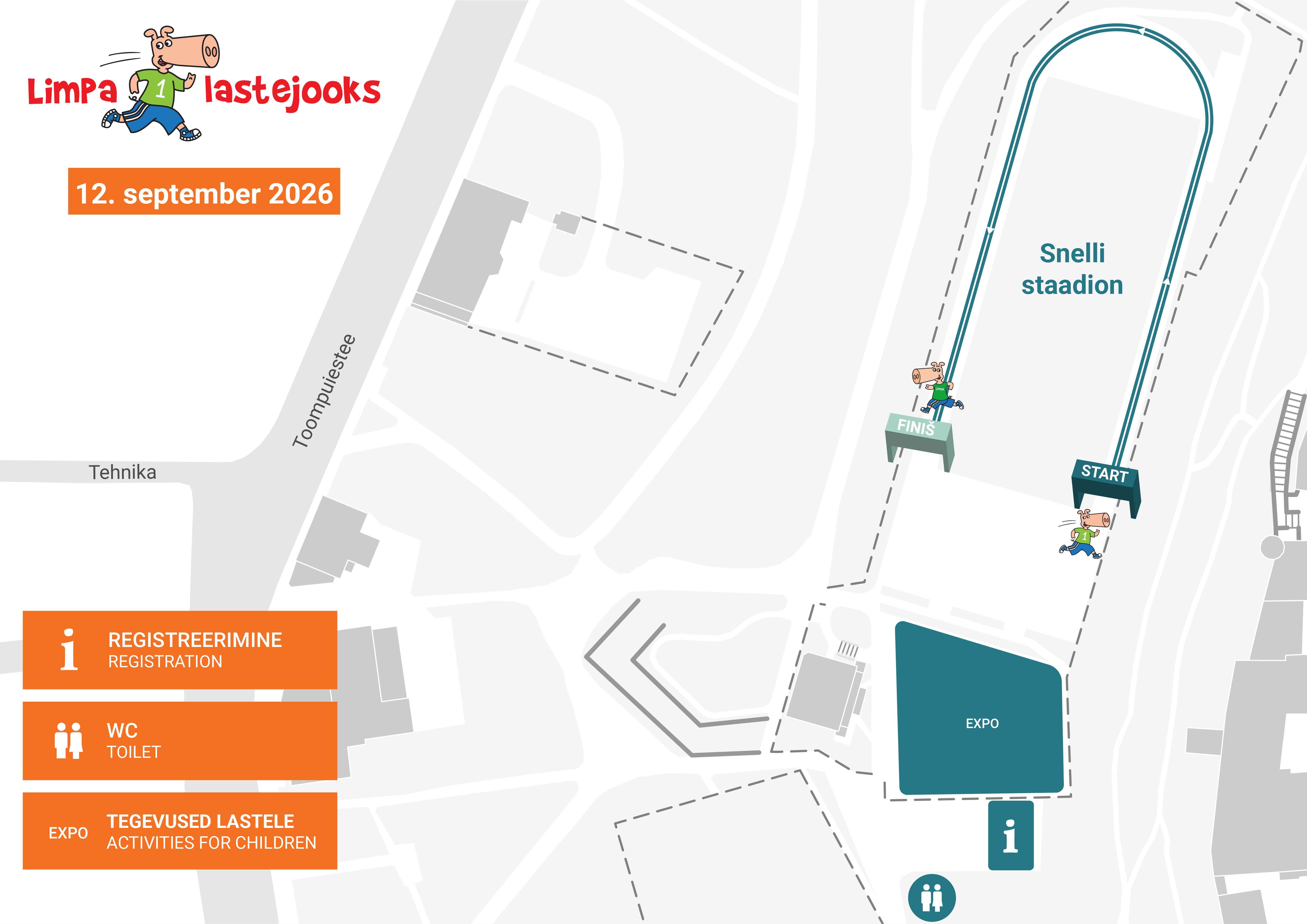 Limpa Kids' Run competition centre